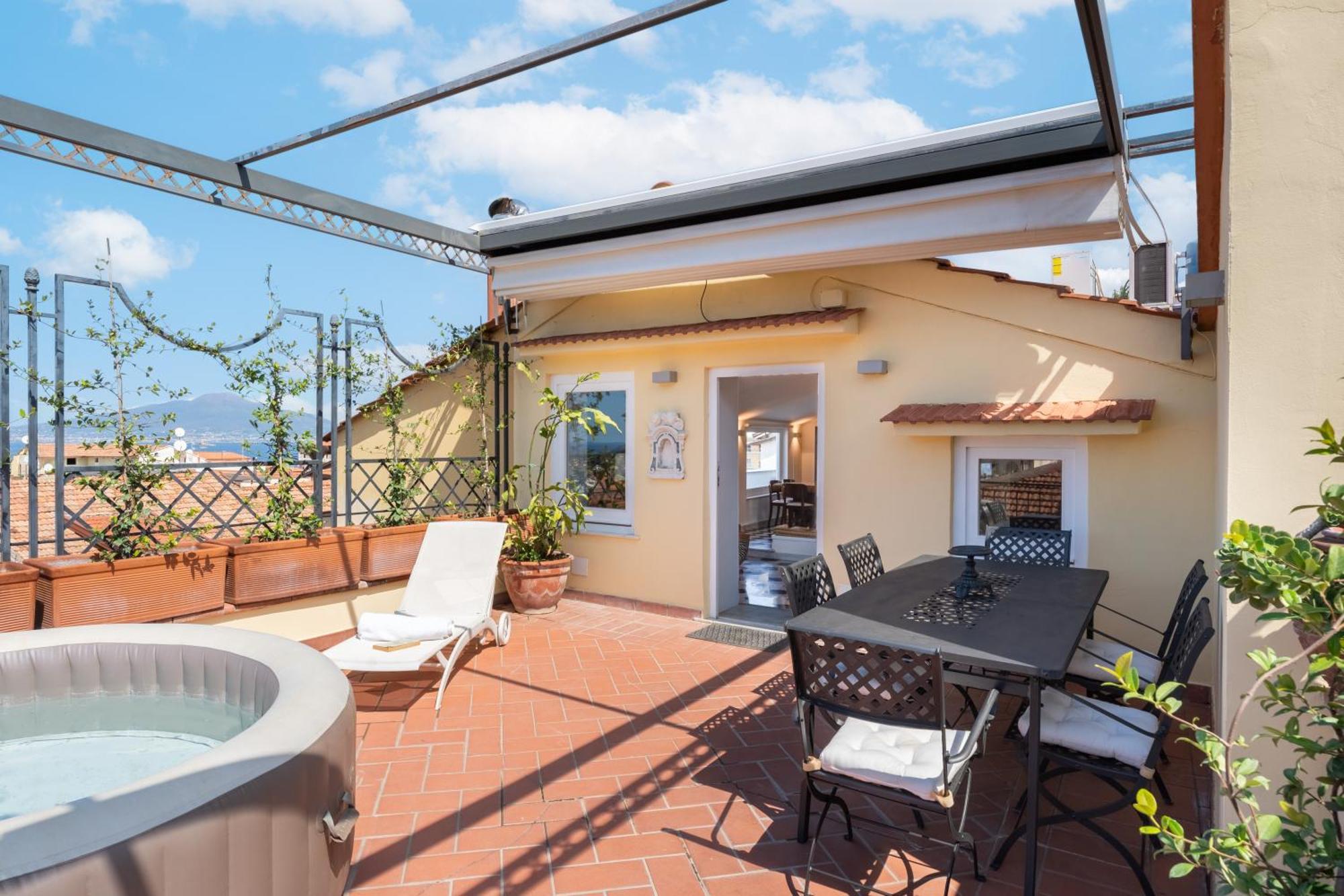 The Roof Villa Sorrento Exteriör bild